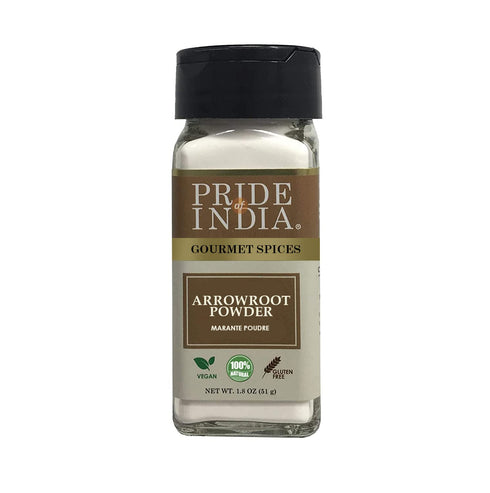 Pride of India – Natural Arrowroot Ground Powder – Gourmet Baking & Thickening Agent – Gluten & GMO Free – Good for Sauces, Fritters & Fries – Eas...