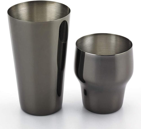 Barfly Cocktail Shaker Set, 24oz (700 ml), Gun Metal Black...