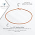 SEA OF ICE 925 Sterling Silver 2mm Twisted Rock Chain Anklet For Women, Size 9", 10" and 11"...