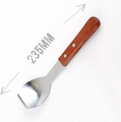 Ice Cream Metal Spade, LU2000 9 Inches Sweets Blade Scoop Wedding Buffet Cooking Tool for BBQ & Kitchen Cook Cake Scraper Stainless Spoon Shovel L...
