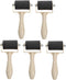 ULDIGI 5-Pack Craft Brayer Rollers for Printmaking - Rubber Ink Roller for Printing and Stamping - Premium Printmaking Supplies - Ideal for Use wi...