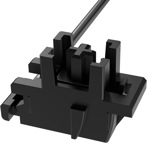 DUROCK Plate Mount Stabilizer V3, Innovative Pre-clipped Stem for Minimum Wire Wobble 2U 6.25U 7U Keyboard Stabilizers (V3 Nero 100% Kit)...
