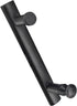 Shower Door Handle Hole to Hole 145mm(5.7inch), Push Pull Door Handle Stainless Steel, Sliding Barn Door Handle for Bathroom Glass Doors, Black Sh...