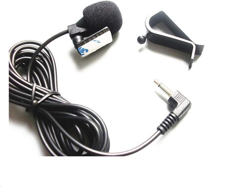 Car Microphone Stereo 3.5mm Jack Assembly Mic Car Radio Microphone Compatible with Kenwood Boss Corehan Power Acoustik JVC Sony Jensen Alpine Car ...