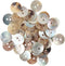 50 Pcs 2 Holes Sewing Round Craft Buttons 0.5inch (13mm) Craft Shell Buttons Shell Pearl Buttons for Shirts Clothes DIY Accessories...