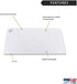 Rada Cutlery Flexible Plastic Cutting Boards, 10 x 14 Inches – White...
