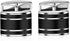 HONEY BEAR Rectangle Cufflinks for Mens Steel for Business Wedding Gift Black...