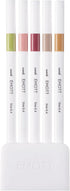 Uni EMOTT 5 Colors Set No.10, Botanical Color (PEMSY5C.NO10)...