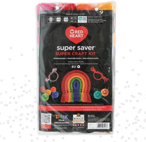 Red Heart Super Saver Super Yarn Craft Kit for Crochet & Knitting & Amigurumi Projects......
