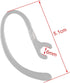 10PCS Bluetooth Headset Earpiece Universal Receiver Clip 360 Degree Rotate Clamp Holder Earhooks Ear Loop Replacement (6mm - Clear)...