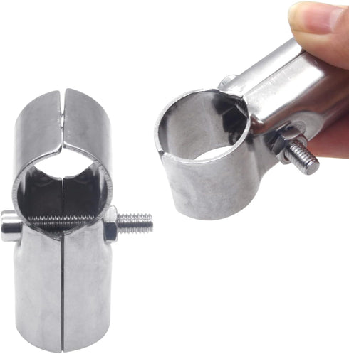 6 Sets of Panel T Clamps,Fine Pipe Connector Pipe Clamps,End Clamps,for "T" Clamps Into Pipe Fence Reinforcement (Applicable OD 1" or 25MM or 3/4"...