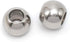 50 PCS Stainless Steel Spacer Beads, Round Larger Hole Polished Metal European Beads Craft Finding for Bracelet Necklace Earring Jewelry Making [H...