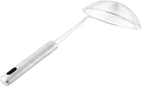 uxcell Metal Wire Spiral Mesh Kitchen Frying Skimmer Strainer Filter Ladle 6 Inch Dia...