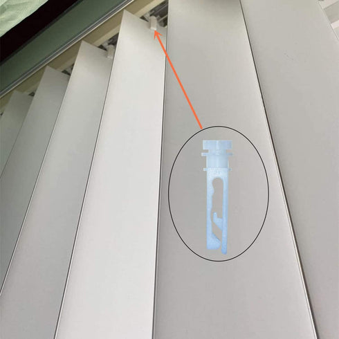 The Stem 10Pack for Vanes Carrier of 3-1/2" or 5" Vertical Blinds Components Used for Iron Headrail of Vertical Blinds Accessories...