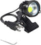 Outdoor 1pc 5W COB LED Clip on Light, IP65 Waterproof Adjustable Desk Stand COB Spotlights with Clip and US Plug for Flag Coffee Shop (Cool White)...