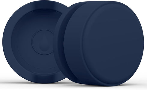 2 Pack Apple AirTag Holder for Kids, Soft Silicone Waterproof Air Tag Case Holder for Children Shoes Shoestring, Pet Collar, Backpack (Black+Navy ...