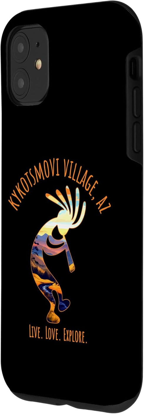 iPhone 11 Kykotsmovi Village Arizona USA Dancing Kokopelli Design Case...