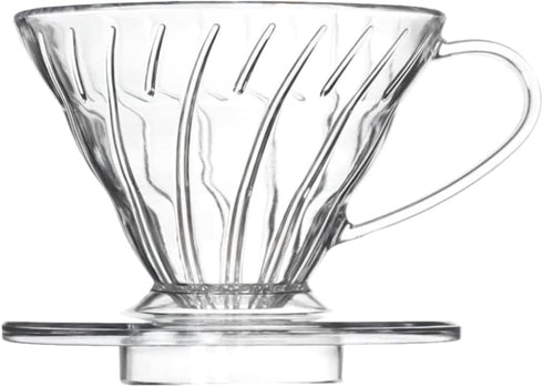 V 02 60° Cone Plastic Coffee Dripper, 1-4 Cups, Pour Over Coffee Maker, Reusable Coffee Filter Cup, Slow Brewing Accessories for Home, Cafe, Resta...
