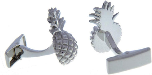 Pineapple Hawaii Cook Chef Pair Cufflinks in a Presentation Gift Box & Polishing Cloth...