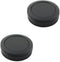 2 Pack Rear Lens Cap and Camera Body Cap Cover Kit for Canon EOS R50 R10 R8 R7 R6 R6 Mark II R5C R5 R3 RP R Ra RF Mount mirrorless Cameras...
