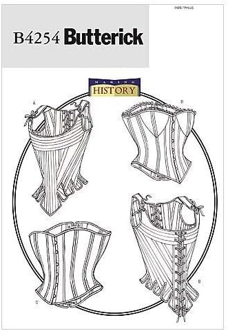 BUTTERICK PATTERNS B4254 Misses' Stays and Corsets, Size 6-8-10...