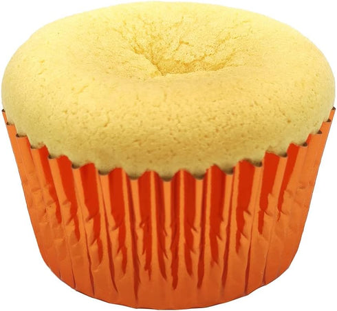Standard Orange Foil Cupcake Liners Muffin Baking Cups for Party and More, 100-Count...