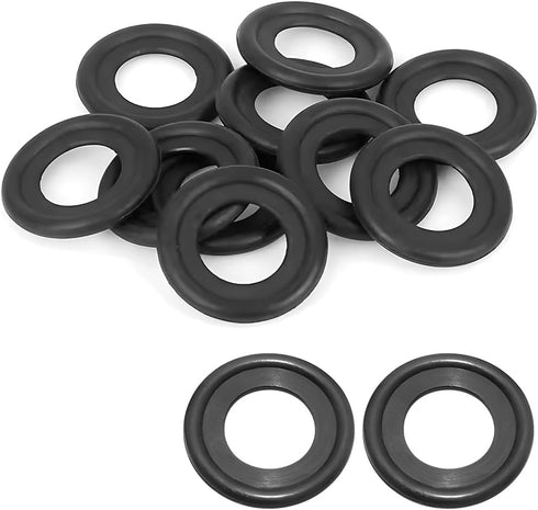 25PCS M14 Car Oil Drain Plug Gasket, Rubber Crush Washer Sealing Gasket, Automotive Engine Oil Crush Washers Replacement Accessories, Universal fo...
