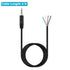 Fancasee 2 Pack 6 ft Replacement 3.5mm Male Plug to Bare Wire Open End TRRS 4 Pole Stereo 1/8" 3.5mm Plug Jack Connector Audio Cable for Headphone...