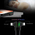 USB 90 Degree Right Angle Design Gaming LED Nylon Braided Sync Charge Double Size USB Reversible Data 6FT/1.8M Cable Compatible New Phone/Pad/Pod ...