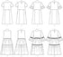 McCall's Patterns McCall's Women's Knee Length Pleated Dress, Sizes 6-14 Sewing Pattern, White...