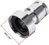uxcell Brass Faucet Tap Quick Connector M22 UNF Female Thread Hose Pipe Socket Adapter Fitting for Dishwasher Washing Machine...