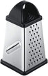 Jean-Patrique Stainless Steel Cheese Grater with Handle - Four-Sided Box, Dishwasher Safe - Pasmesan Cheese Shredder, Citrus Zester...