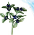 Holibanna Enamel Pin Floral Brooches Retro Blueberry Branch Enamel Lapel Pin Women Breastpin Collar Pin Corsages Scarf Badges Costume Jewelry for ...