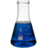 Glass Erlenmeyer Flask Set with Rubber Stoppers - 3 Sizes - 50, 150 and 250ml, Karter Scientific 214U8...