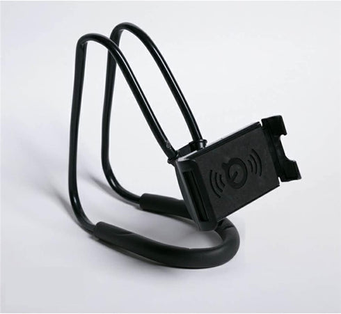 Universal Smart Mobile Phone Stand,Hanging on Neck Cell Phone Mount Holder, Lazy Cell Phone Holder (Black)......