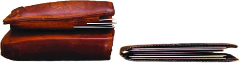 Dura Wallet Slim RFID Blocking Men's Style Wallet by BulbHead - Includes One Brown Wallet - As Seen on TV - Less Bulky Than a Standard Wallet...