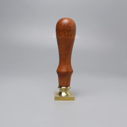 FsAlisa Wax Seal Stamp Sealing Wax Stamp Vintage Removable Brass Head Wooden Handle Great for Embellishment of Cards Envelopes, Wedding Invitation...