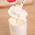 Manual Professional Whipping Cream Dispenser - Handheld DIY Whipped Cream Dispenser - Perfect Cream Whipper Maker for Gift,Lid,15-Ounce Capacity (...