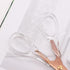 NatSumeBasics Rose Gold Scissors Clear Office Scissors All Purpose Scissor Professional Fabric Dressmaker Shears for Cutting Paper Cloth Leather C...