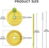 Mason Jar Lids,Regular mouth canning lids,Plastic Regular Mouth Mason Canning Lids with Straw Hole/Plastic Straws/Silicone Stoppers/Silicone Rings...