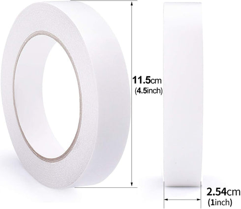 2 Rolls 1 Inch Double Sided Tape (1-Inch x 30 Yards per Roll), Permanent Clear Double-Sided Adhesive Scotch Tape for DIY Arts, Crafts, Scrapbook, ...