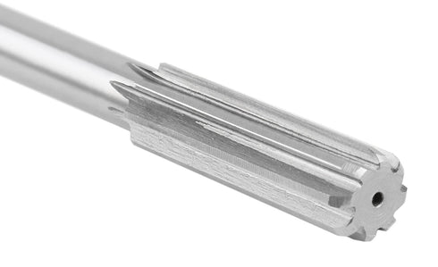 Accusize Industrial Tools 15.0 mm H.S.S. M2 Straight Shank Straight Flute Chucking Reamers, Right Hand, Shank Dia 11 mm, 6 Flute, 8'' Oal, 0400-51...