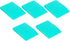 JAJADO 5 Packs Mini Squeegee, Silk Printing Squeegees for Chalk Paste, Self-Adhesive Stencil Screen Scraper Printing Tool Small Squeegee Turquoise...