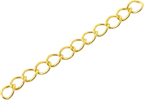 Honbay 100PCS 50mm/2inch Extender Chain Jewelry Necklace Bracelet Anklet Extension Chain Extension tails(Gold)...