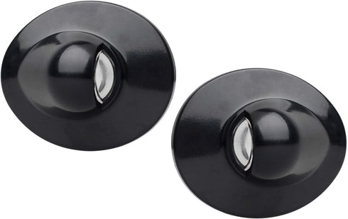 HERCOO License Plate Lights Lamp Lens Black Housing Compatible with 1999-2015 F150 F250 F350 F450 F550 Super Duty Bronco Excursion Expedition Expl...