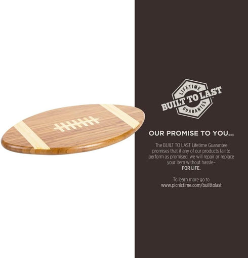 PICNIC TIME NCAA Wake Forest Demon Deacons Touchdown Bamboo Cutting Board...