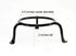 Basic Iron Display Ring Stand-3.5 Inside Diameter of the Ring x 2 High...