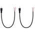 Fancasee 2 Pack Speaker Wire RCA Male Plug Jack Connector Adapter to Bare Wire Open End Pigtail Audio Video RCA Cable for Amplifier Receiver Speak...
