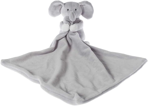 Apricot Lamb Stuffed Animals Security Blanket Gray Elephant Infant Nursery Character Blanket Luxury Snuggler Plush(Gray Elephant, 13 Inches)...