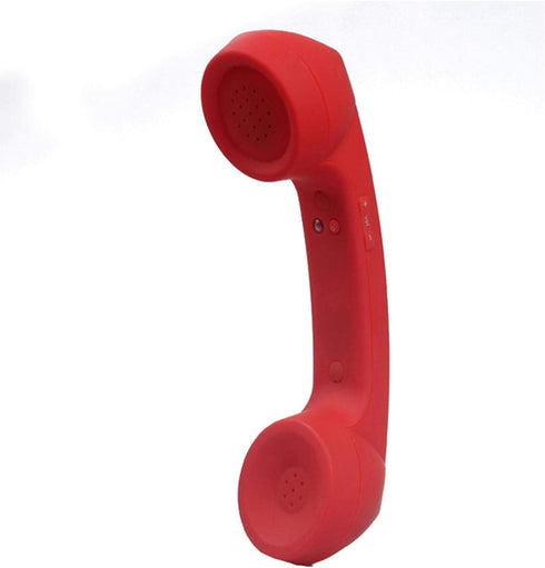 Cordless Telephone Handset, Retro Wireless Mobile Phone Telephone Handset Receivers Headphones Radiation Proof Stereo Convenient Call Cell Phone(R...